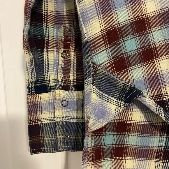FP We The Free Izzy Plaid Cargo Shirt NWOT Size XS - Picture 5 of 6